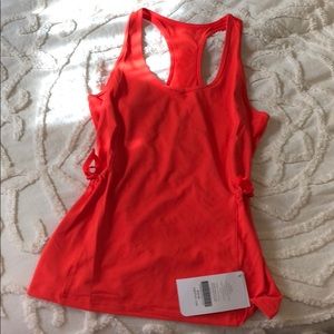 Fabletics orange workout tank